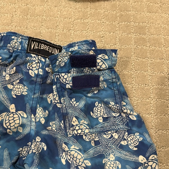 Vilebrequin Blue Turtle Print Swim Shorts - Picture 3 of 8